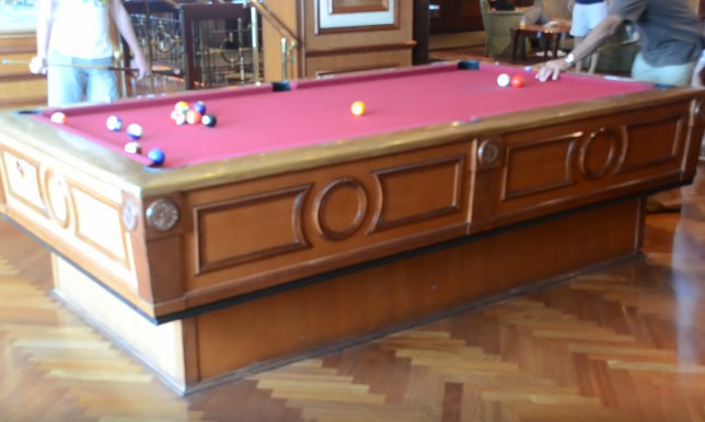 Gyroscopic Self Leveling Pool Table Play In Any Condition