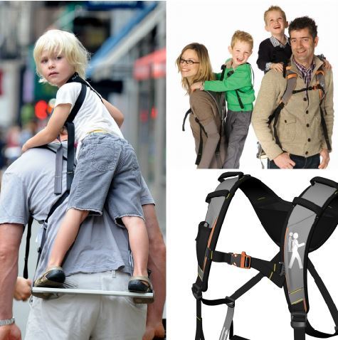 Standing child clearance carrier