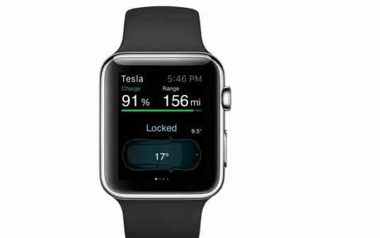 Tesla apple watch