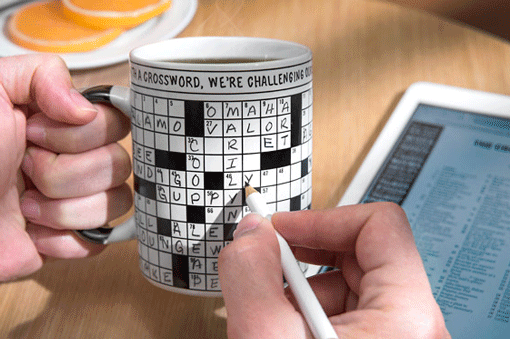 Crossword Puzzle Mug