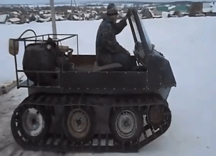 Homemade Tracked Vehicle