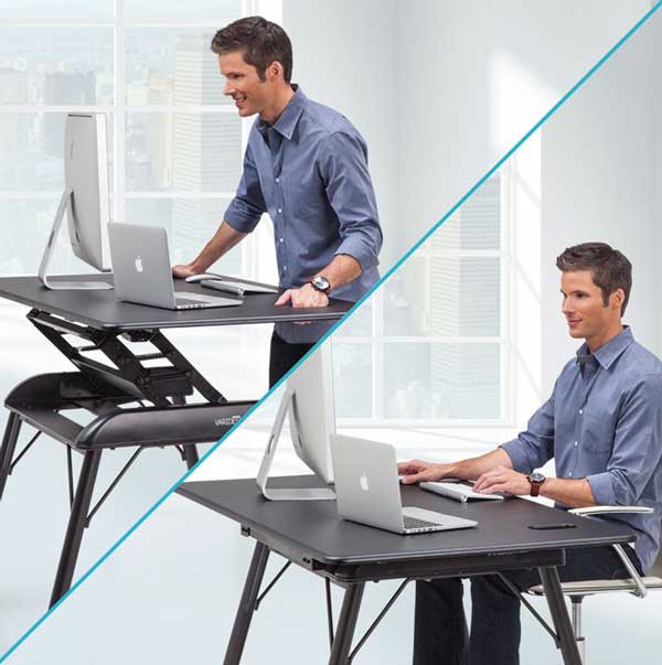 Prodesk electric height adjustable deals standing desk vari