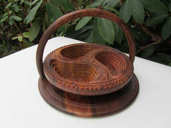 Handmade Collapsible Wooden Basket