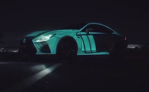 Lexus RC F Projects Driver's Heartbeat On Its Body