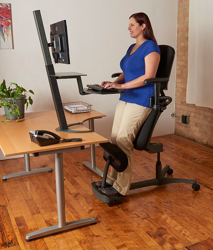 Stance Angle Sit/ Stand Chair