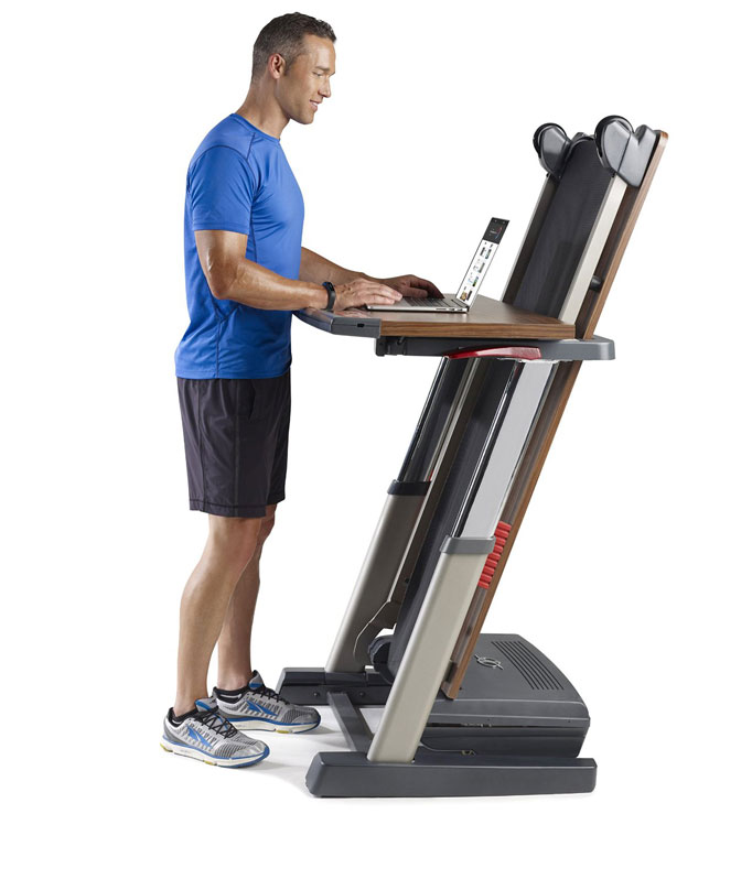 Treadmill best sale desk platinum