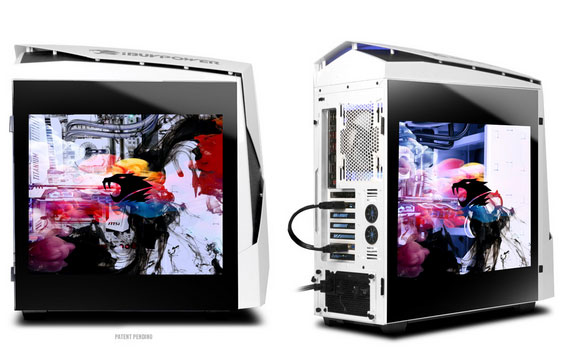 iBuypower Snowblind: Gaming PC with Transparent LCD Side Panel