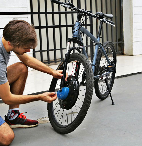 urban x electric bike wheel