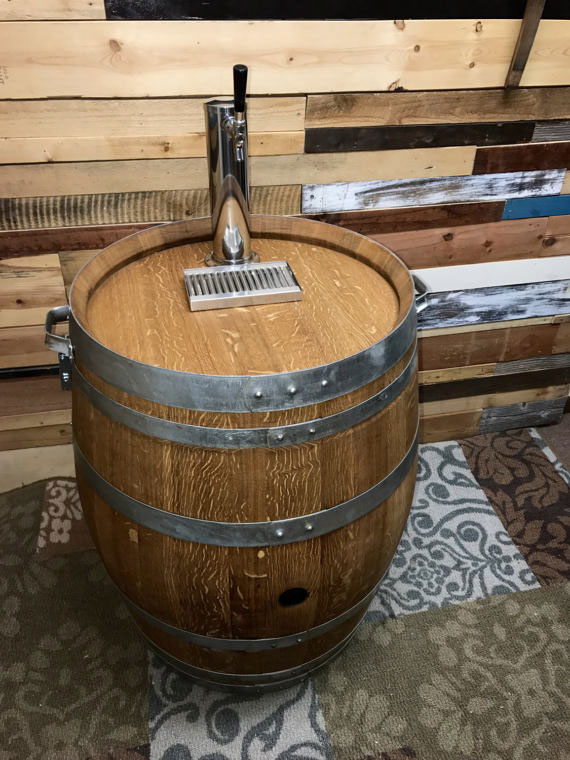 23+ Clever Repurposed Whiskey Barrel Products