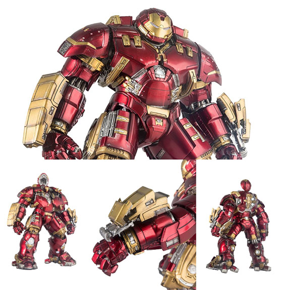 Comicave Fully Articulated Iron Man Mark Xliv Hulkbuster With Leds