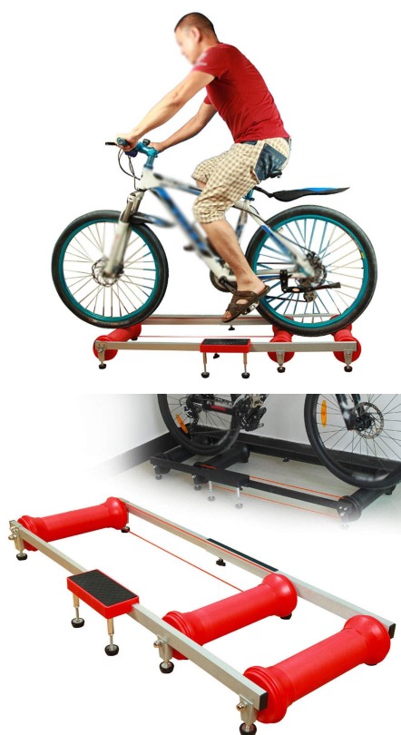 parabolic roller bike trainer