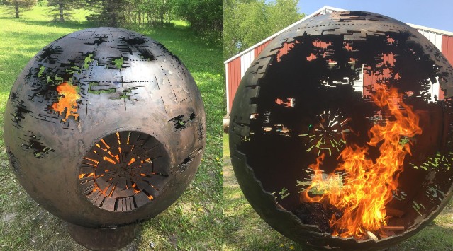 Death Star Fire Ball Fire Pit