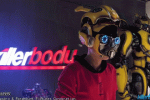 Killerbody Bumblebee Transformer Helmet with Speaker, Voice Control