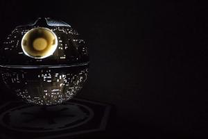 Glowing Death Star Levitating Speaker with Bluetooth