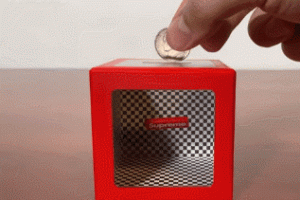 Supreme Optical Illusion Coin Bank