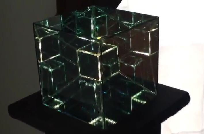 Nicky Alice's Tesseract: Infinity Mirror Sculpture