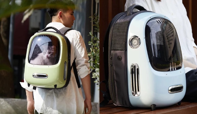 PETKIT Breezy Dome Ventilated Pet Backpack with Light & Fan