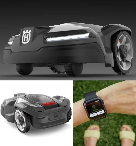 Husqvarna Automower 415X Robotic Lawn Mower with GPS, Bluetooth