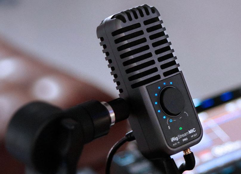 iRig Stream Mic Pro Multi-pattern Microphone & Audio Interface for ...