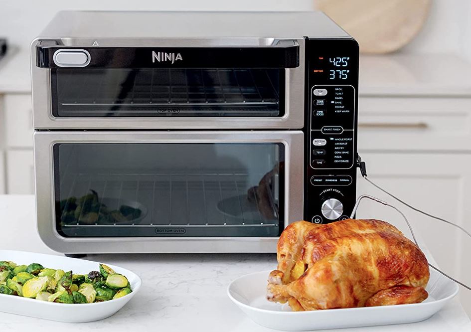 Ninja 12-in-1 Smart Double Oven with FlexDoor | DCT451