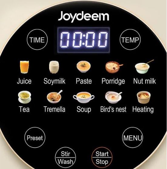 Get Joydeem JD-J03 Quiet Cooking Blender 8-Speed and Temperature Control  1100ml Delivered