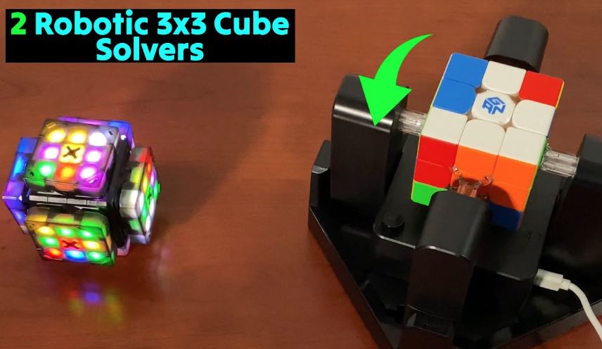 GAN Cube Robot Auto Scrambling and Solving